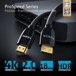 PureLink PS3000-040 Prospeed kabel HDMI 4,0m 4K/UHD HDR 18Gbps - WARSZAWA / ŁOMIANKI - tel. 506 65 65 69