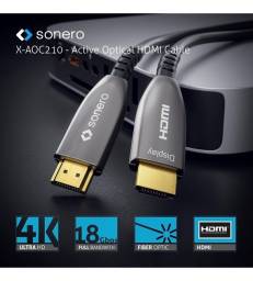 Sonero XAOC210-200 kabel światłowodowy High Speed HDMI 4K 18Gbps 20,0m - WARSZAWA / ŁOMIANKI - tel. 506 65 65 69
