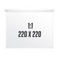 KAUBER White Label - 220x220 - Matt White Plus (1:1)